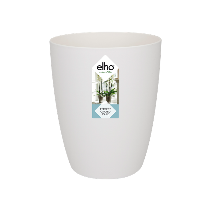brussels orchidee hoog 12,5cm wit